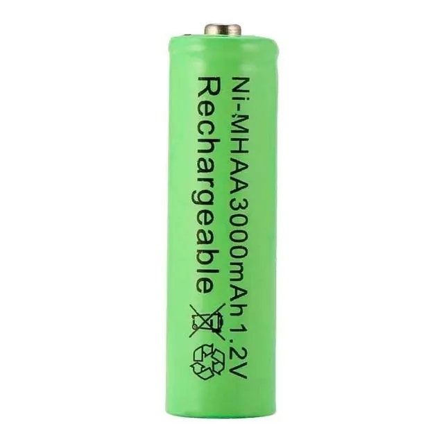 Pila Batería Aa Recargables 3000 Mah Ni-mh Nuevas X 1 Unid