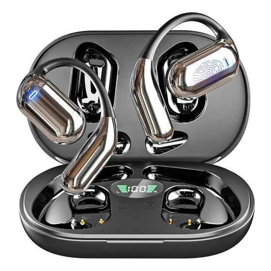 Fone de Ouvido Wesapor Q16 Open-Ear Bluetooth TWS Com Tradução em 150 Idiomas e Cancelamento de Ruído