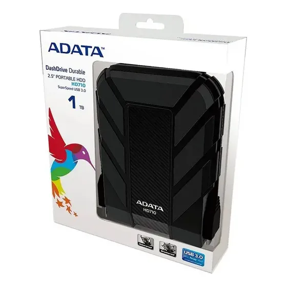 Adata Disco Duro Externo Hd710 1 Tb Impermeable Y Resistente