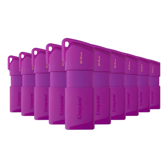 Kit 10 Memorias Kingston Usb 64gb 3.2 Kc-u2l64-7lp Exodia