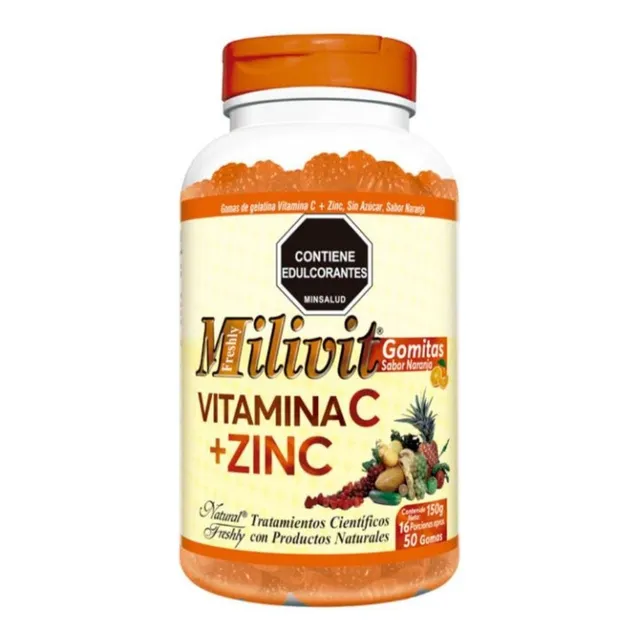 Vitamina C +zinc/milivitx50 - Unidad a $35000