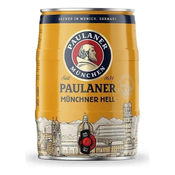 Cerveja Paulaner Münchner Hell Barril 5L