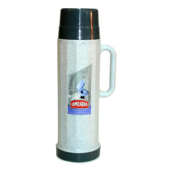 Termo Lumilagro Supertérmica 1L gris mármol