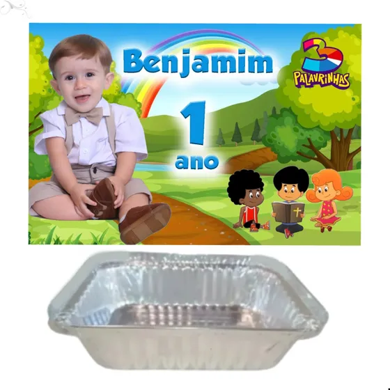 Kit C/ 50 Marmitinhas De Alumínio Personalizada Lembrancinha