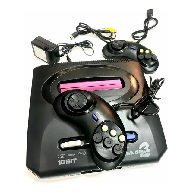 Consola Video Juegos 16 Bits Para Cartuchos Sega