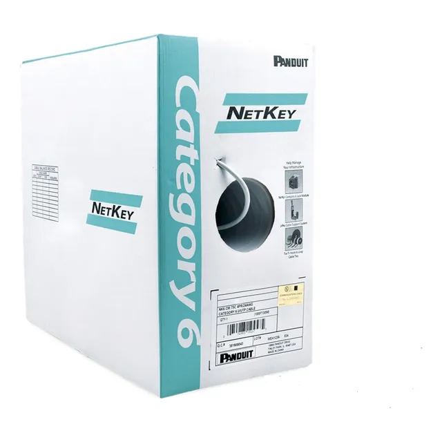 Bobina De Cable Utp De Cobre Cat6 305m. Panduit Nuc6c04ig-fe