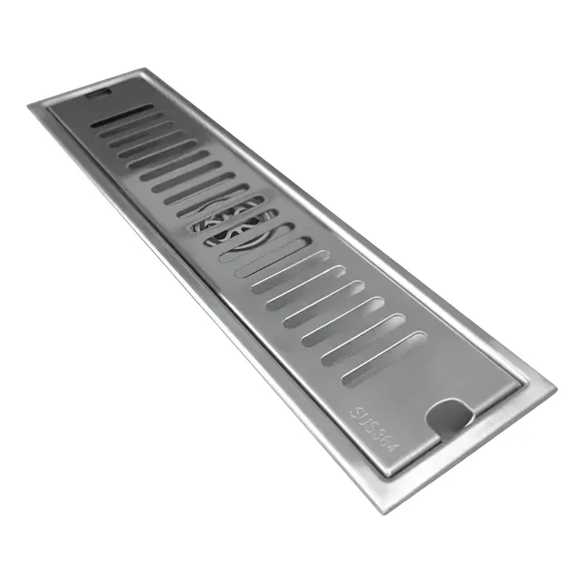 Rejilla Centro Piso Drenaje Rectangular 50x10