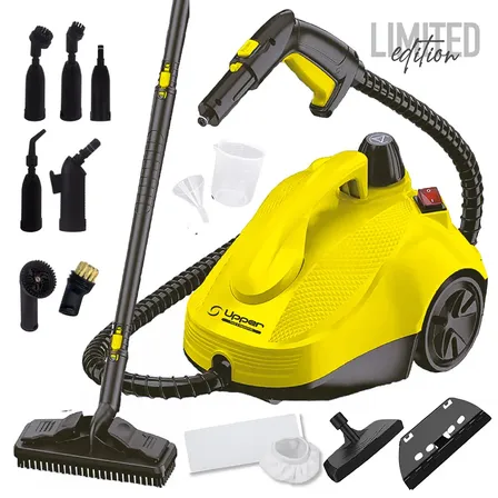 Limpiadora A Vapor Upper 2l 2000 W 106° + 15 Accesorios Limpieza Profunda