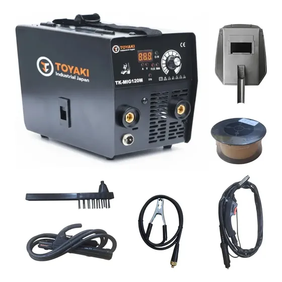 Soldadora Inverter Mig Flux 120a Toyaki Negro | Cuotas sin interés