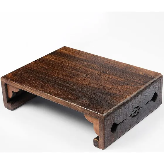 ~?sinobest Taburete Bajo De Madera, Taburete De Cama Rectang