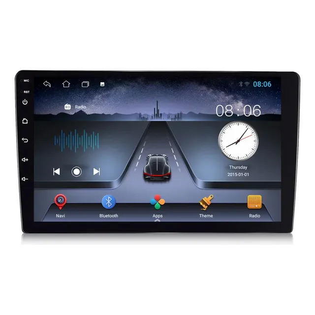 Reproductor De Pantalla Android Táctil 9 PuLG 2 Din 32gb Mem