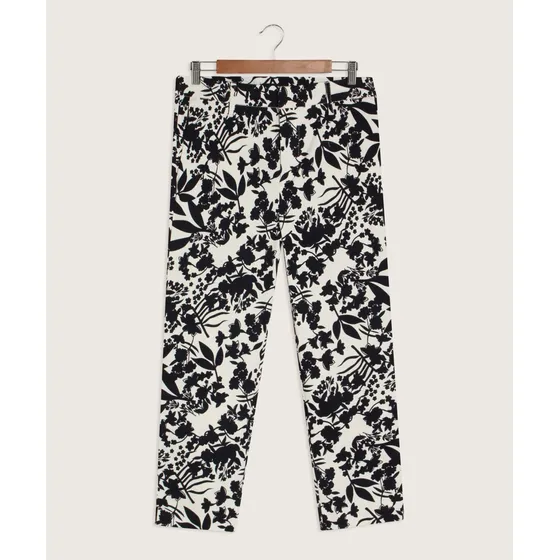 Pantalon Mujer Patprimo Blanco Algodón Capri 30071535-10225