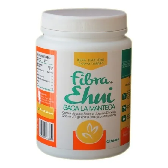 Jugo De Sin Sabor Ehui Saca La Manteca Fibraen Polvo 600 G