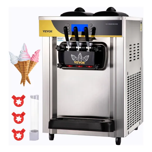 Máquina Helado Suave Soft Nuevo Modelo 2200 Watts Pre-enfria