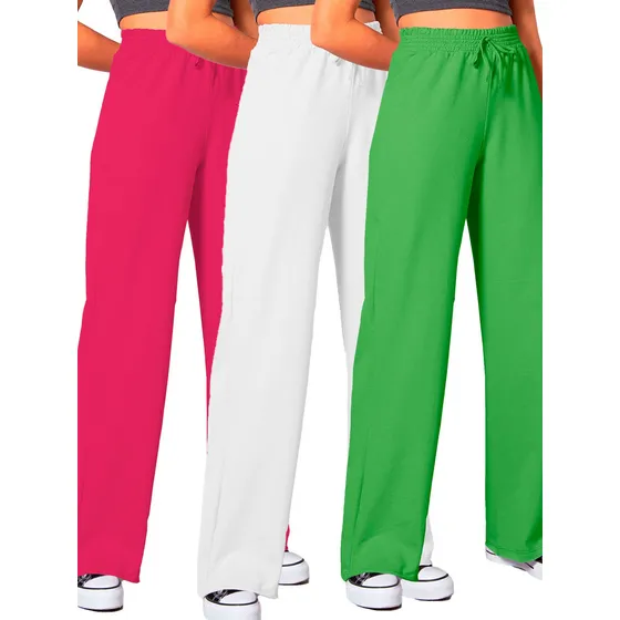 Calça Sofisticada Leve Kit 3 Peças Fashion Essencial Casual
