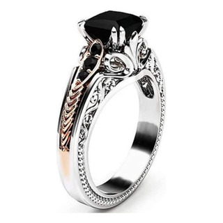 Anillo De Plata De Ley 925 Eterna De Turmalina Negra Anillo De Plata De Ley 925 Eterna De Turmalina Negra