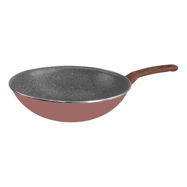 Sartén Wok 28 Cm Vasconia Prime De Vitroacero® Rosa