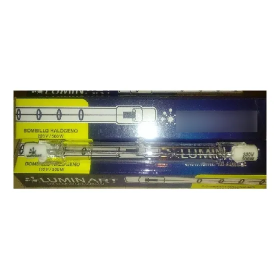 Bombillo  Filamento Halogeno Luminart  500w 220v Pack De 2