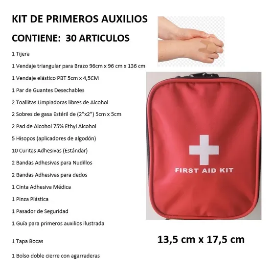 Kit De Primeros Auxilios Entrega Inmediata Caracas