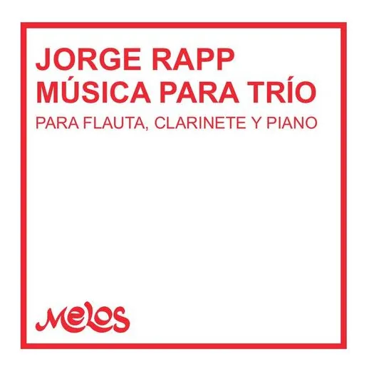 Ba13690 - Música Para Trío, De Jorge Rapp