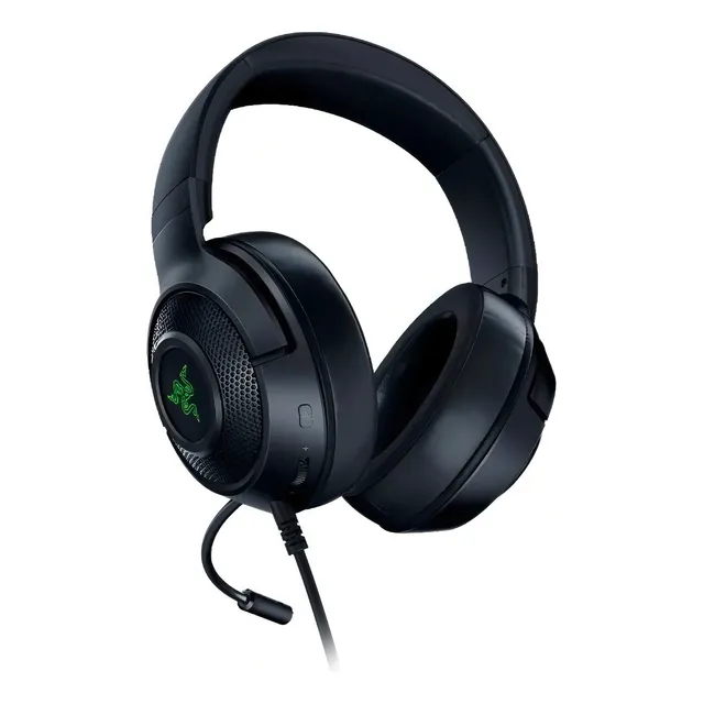 Diadema Gamer Razer Kraken V3 Audífono Envolventes 7.1 Black Color Negro