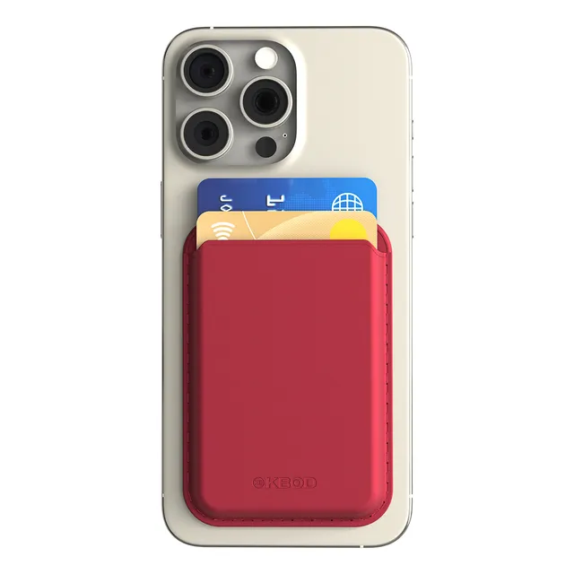 Tarjetero Magnético Wallet De Cuero Para iPhone Magsafe