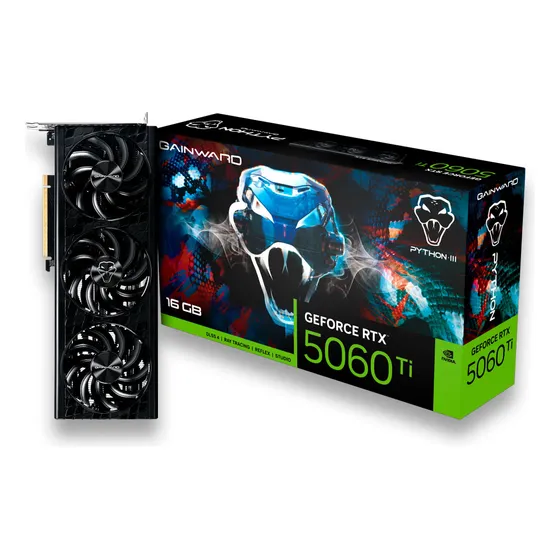 Mercado Livre Placa Gpu Rtx5060ti 16gb Python Iii Gddr7 128bits Gainward image