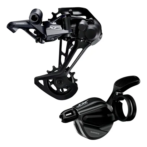 Kit Shimano Deore Xt 12v M8100 Alavanca + Câmbio Traseiro