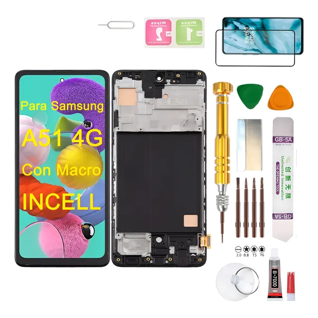 Pantalla Para Samsung A51 4g A515f Display Con Macro(incell)