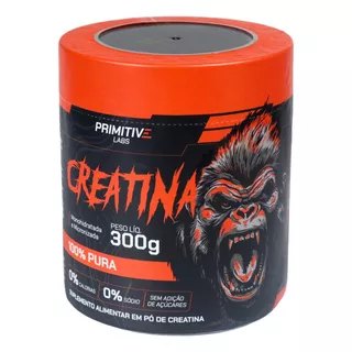 Creatina 100% Pura 300g Monohidratada E Micronizada Em PĂł Sem Sabor - Primitive Labs Creatina 100% Pura 300g Monohidratada E Micronizada Em PĂł Sem Sabor - Primitive Labs