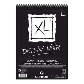 Block Arte Dessin Noir Canson Negro Espiral A4 150g 40 Hojas Block Arte Dessin Noir Canson Negro Espiral A4 150g 40 Hojas