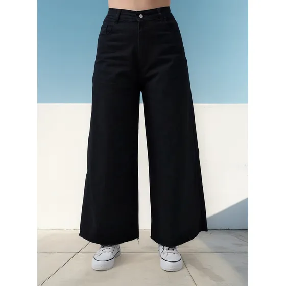 Jean Wide Leg Semielastizado Mujer Circe Xl Talles Grandes