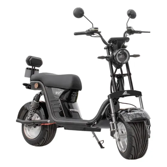 Moto Scooter Bicicleta Eletrica 1000w Yes Motos X12 Sem Cnh