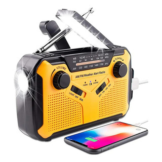 Radio De Emergencia Radio Meteorológica Portátil Con 2500mah Radio De Emergencia Radio Meteorológica Portátil Con 2500mah