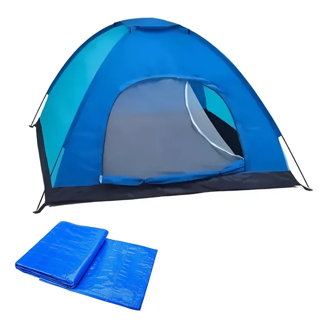 Carpa Camping Iglu De 3 A 4 Personas + Lona 3x2 Metros