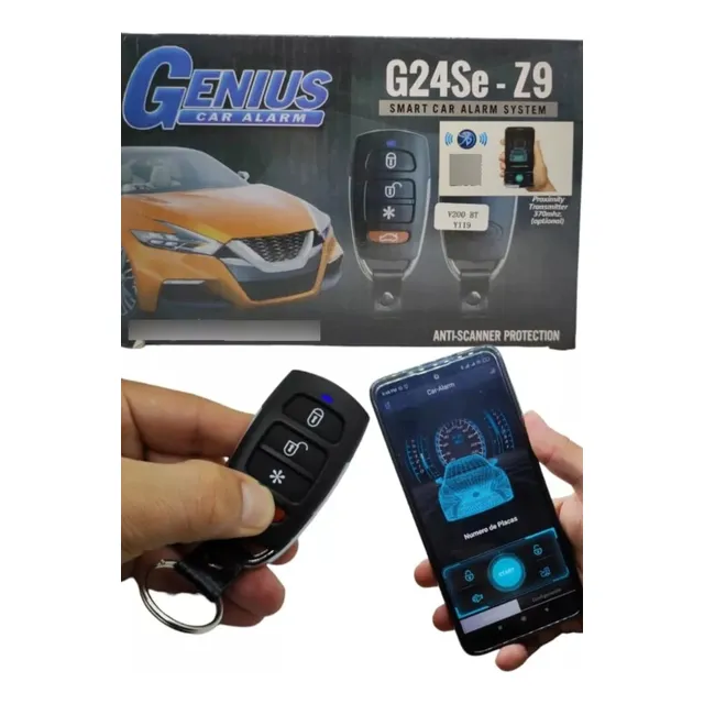 Alarma Genius Con Bluetooth Anti Escanear