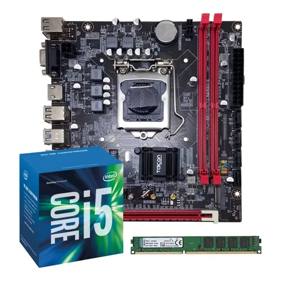 Kit Gamer I5 6ª Geração, H110, Memória 8gb Ddr4