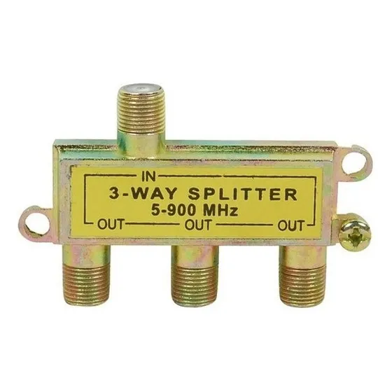 Splitter Divisor Coaxial 3 Vias 5-900 Mhz Alta Calidad X5uni