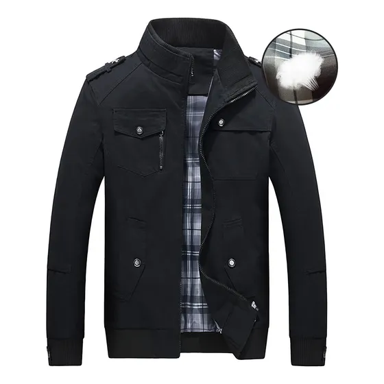 Chamarra Rompeviento Estilo Biker Informal Para Hombre