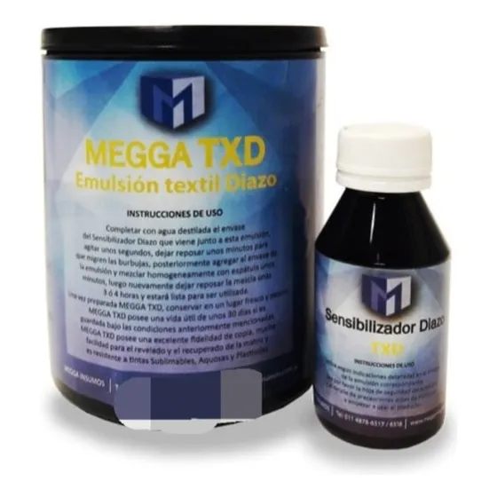 Emulsion Textil Megga Txd Al Diazo Serigrafia