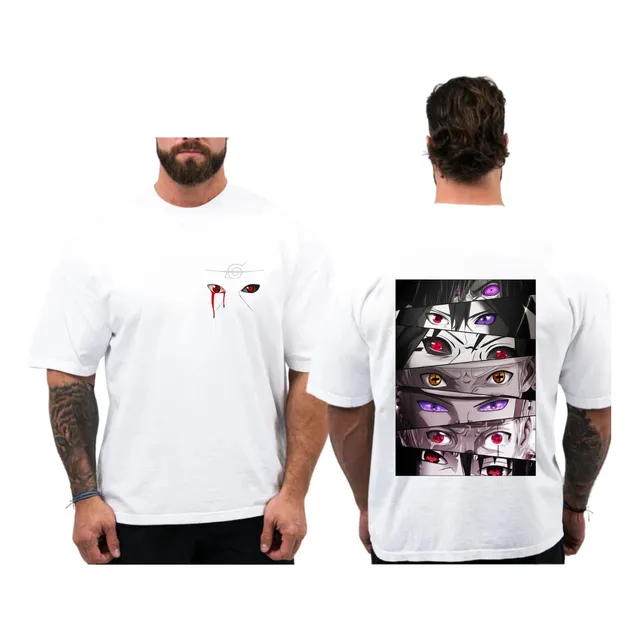 Camiseta Oversized  Confortavel Naruto Personagem
