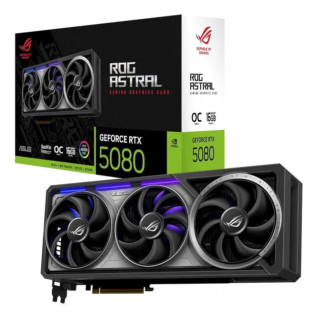 Tarjeta De Video Asus Rog Astral Rtx 5080 Oc 16gb Gddr7