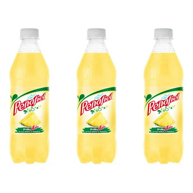 Agua Mineral Peñafiel Adas Sabor Piñada 6 Piezas De 600ml