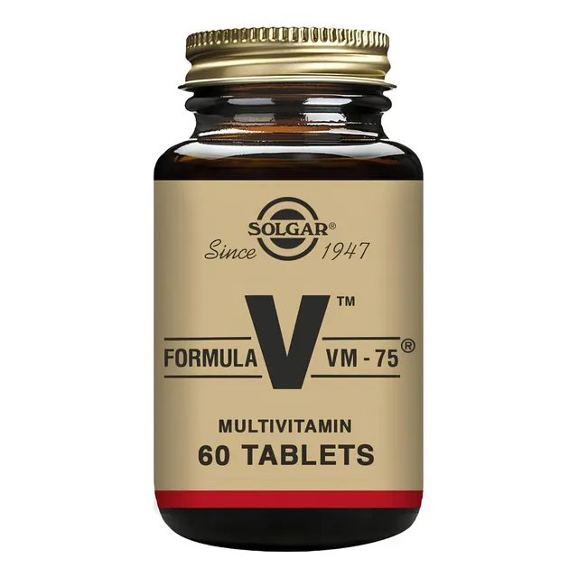 Multivitamínico Formula Vm-75 Solgar 60 Tabletas