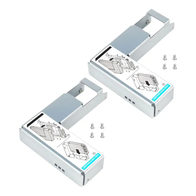 Heretom Paquete De 2 9w8c4 Y004g Wwgpk Ssd Soporte Adaptador