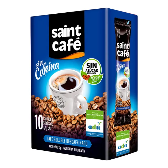 Café Descafeinado Saint Stick X 10 Un