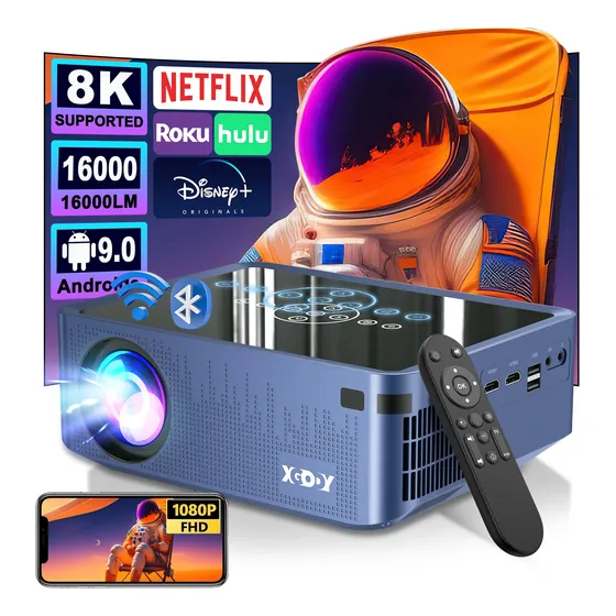 Proyector Profesional Xgody 8k Android Wifi Full Hd 16000 Lm