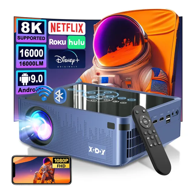 Proyector Profesional Xgody 8k Android Wifi Full Hd 16000 Lm
