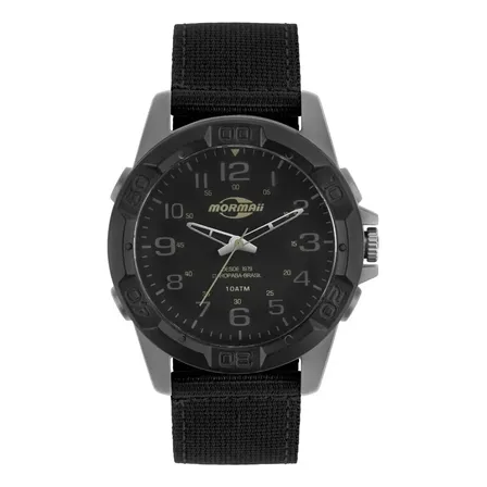Relógio Mormaii Masculino Casual Marrom - Mopc21jalc/8m Preto