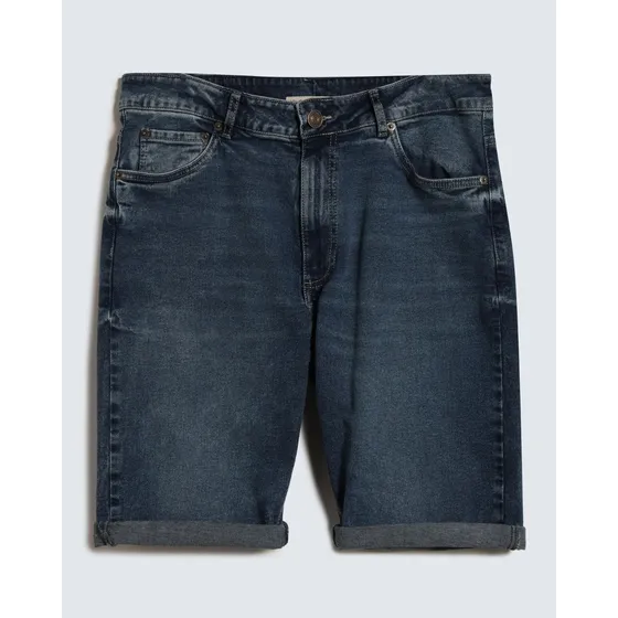 Bermuda De Hombre Marca Seven Azulmedio En Algodón #4510